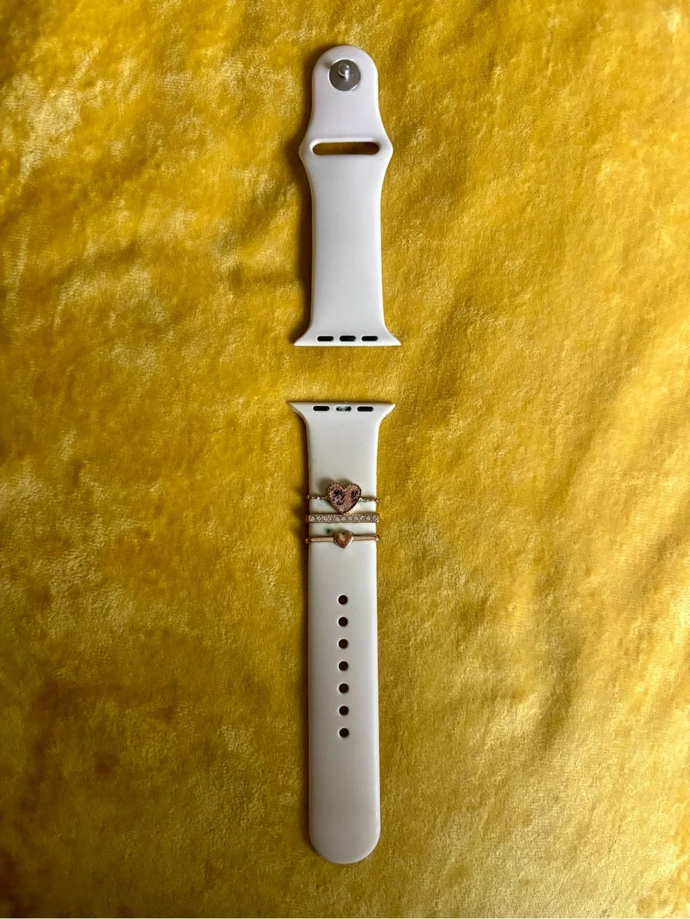 Apple Silicone Watch Band in Cream